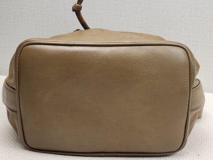 Chanel Brown Lambskin Vintage CC Soft Bucket (GHW)