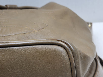 Chanel Brown Lambskin Vintage CC Soft Bucket (GHW)