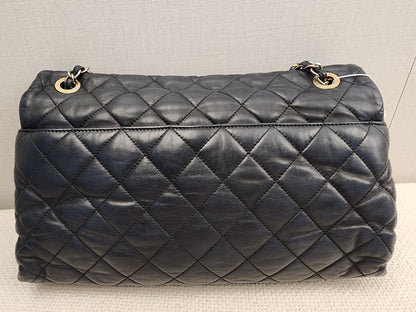 Chanel Black Calfskin Soft Elegance Flap (GHW)