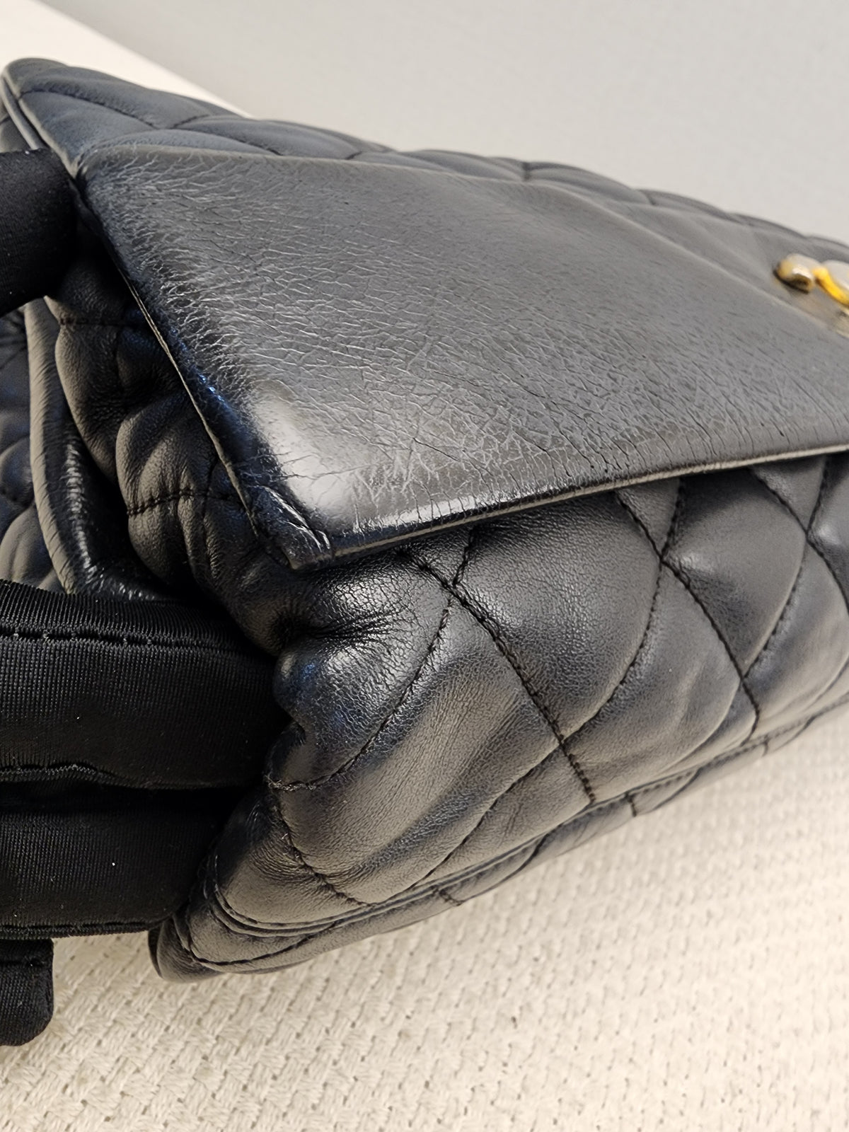 Chanel Black Calfskin Soft Elegance Flap (GHW)