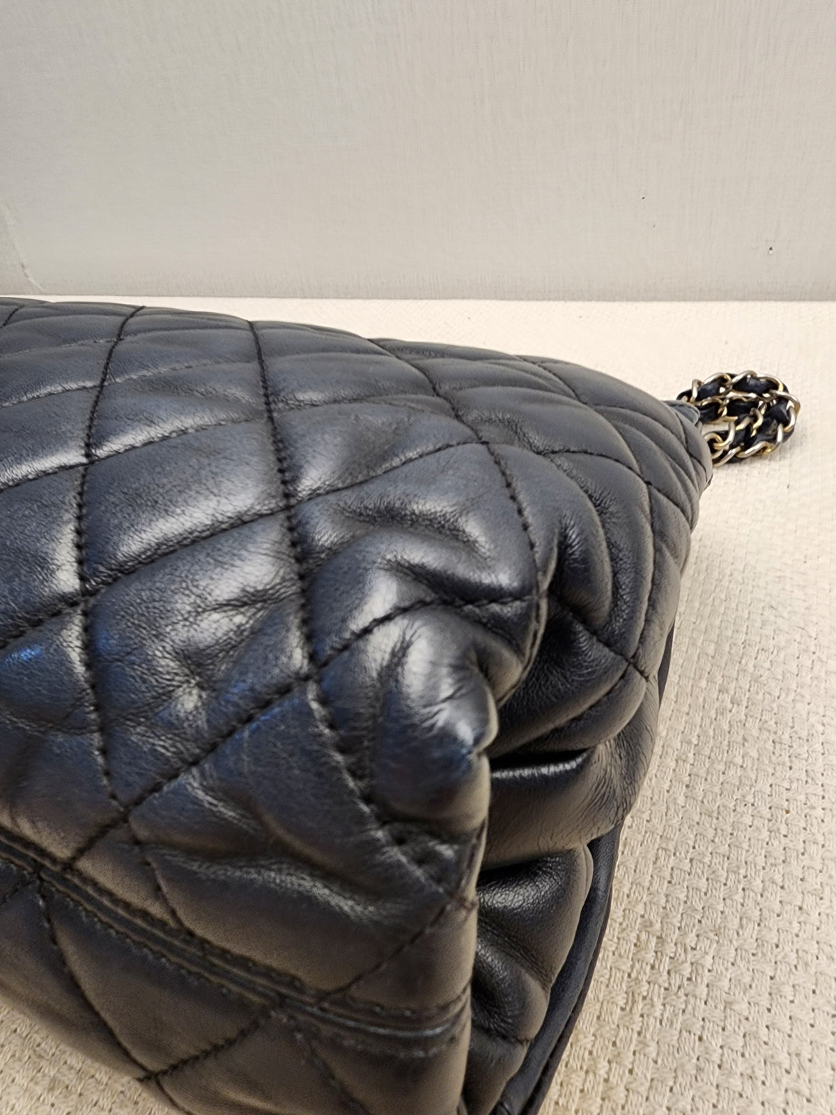 Chanel Black Calfskin Soft Elegance Flap (GHW)
