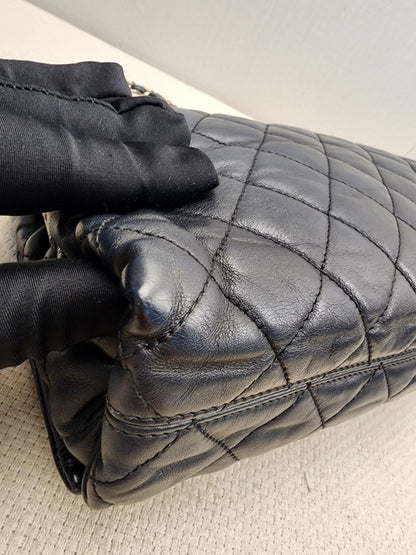 Chanel Black Calfskin Soft Elegance Flap (GHW)