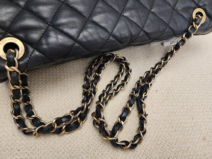 Chanel Black Calfskin Soft Elegance Flap (GHW)