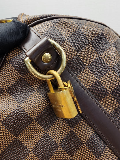 LV Damier Ebene Speedy 30 Bandouliere