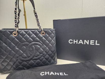 Chanel Black Caviar GST (SHW)