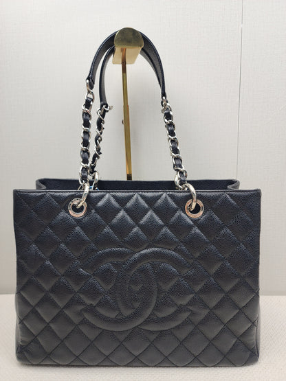 Chanel Black Caviar GST (SHW)