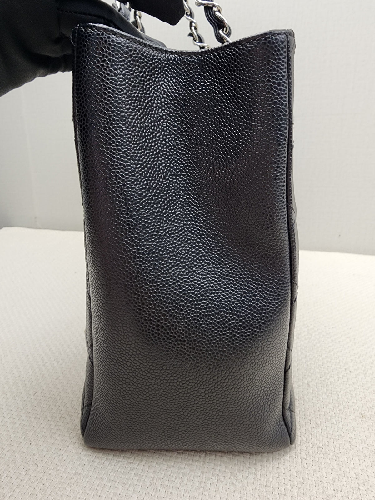 Chanel Black Caviar GST (SHW)