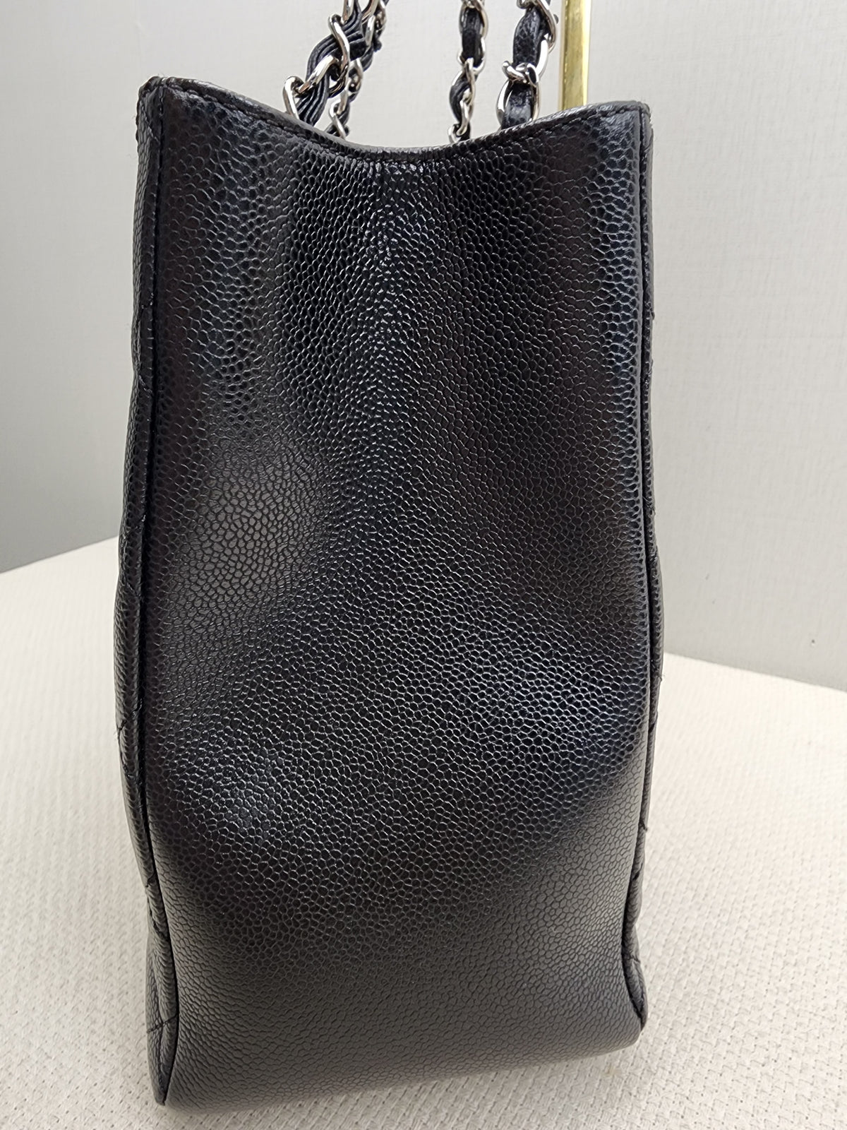 Chanel Black Caviar GST (SHW)