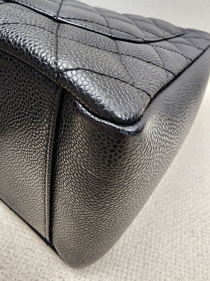 Chanel Black Caviar GST (SHW)