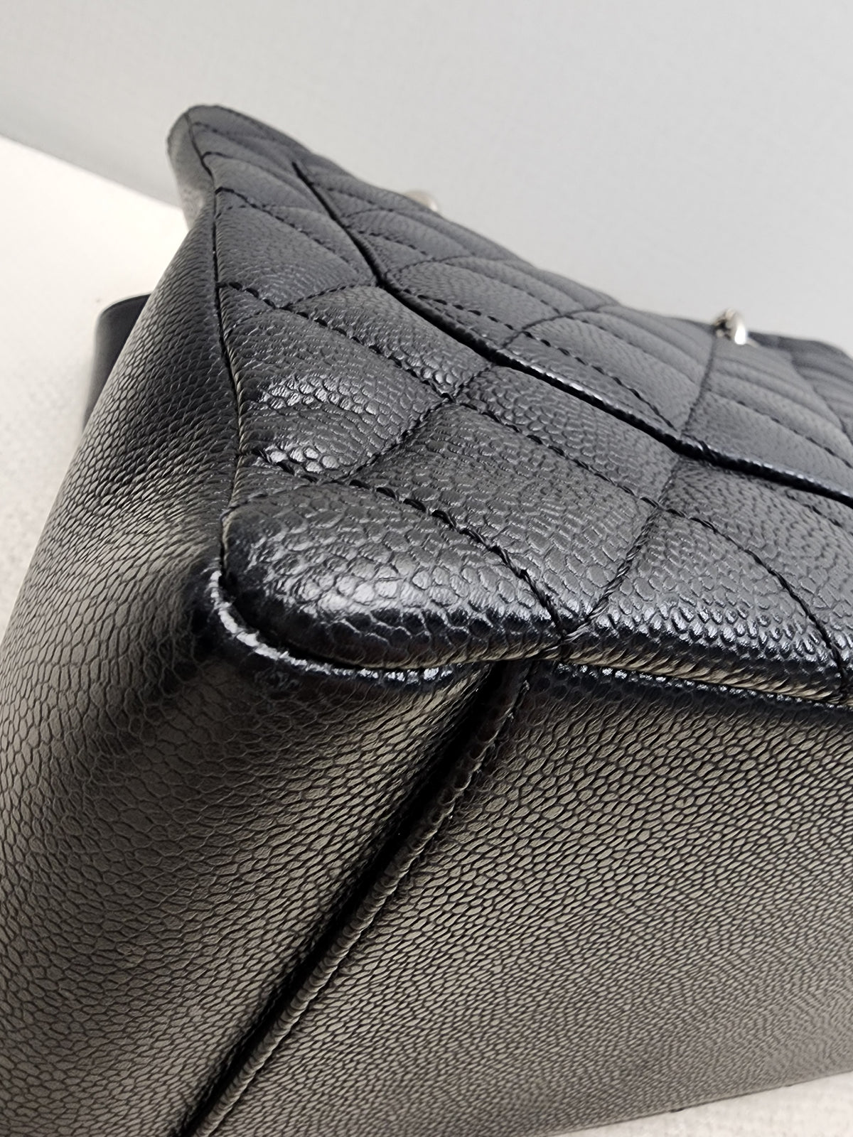 Chanel Black Caviar GST (SHW)