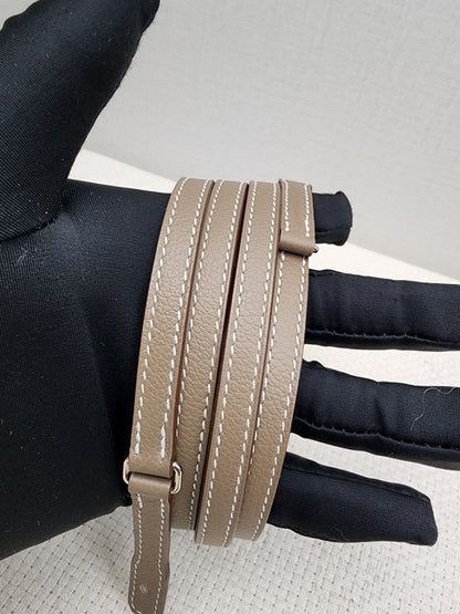 Hermes Etoupe Evercolor Kelly To Go (PHW)