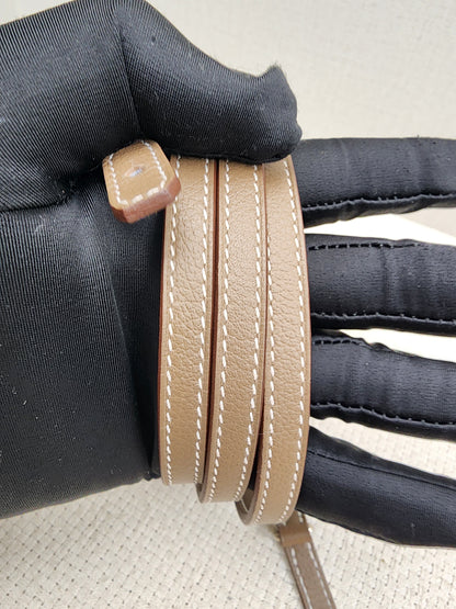 Hermes Etoupe Evercolor Kelly To Go (PHW)