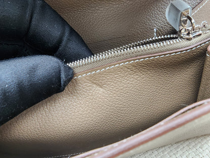 Hermes Etoupe Evercolor Kelly To Go (PHW)