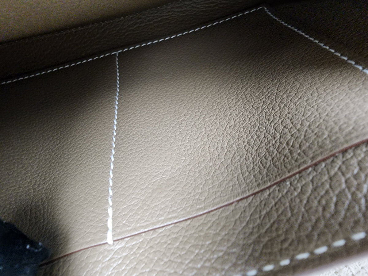 Hermes Etoupe Evercolor Kelly To Go (PHW)