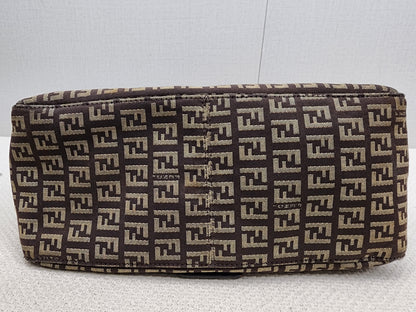 Fendi Brown Zucca Canvas Vintage Mama Baguette