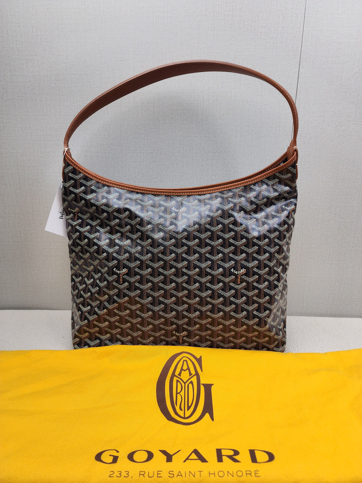 Goyard Black x Tan Boheme Hobo