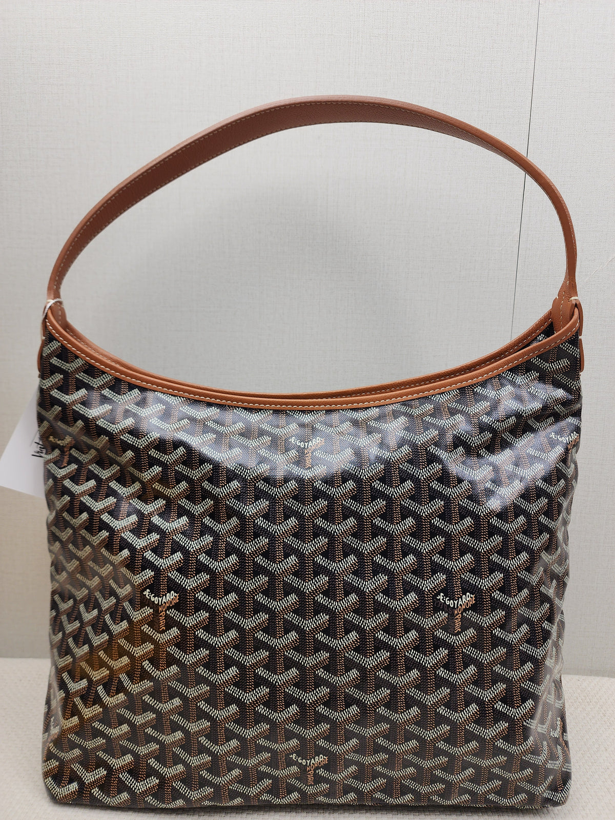 Goyard Black x Tan Boheme Hobo