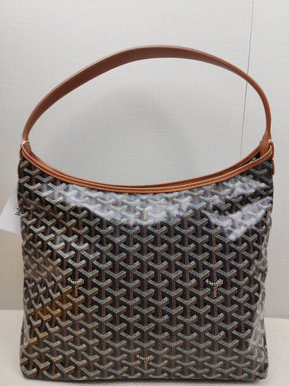 Goyard Black x Tan Boheme Hobo