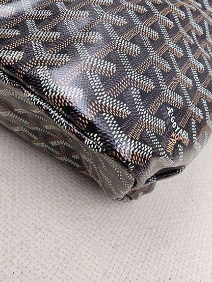 Goyard Black x Tan Boheme Hobo
