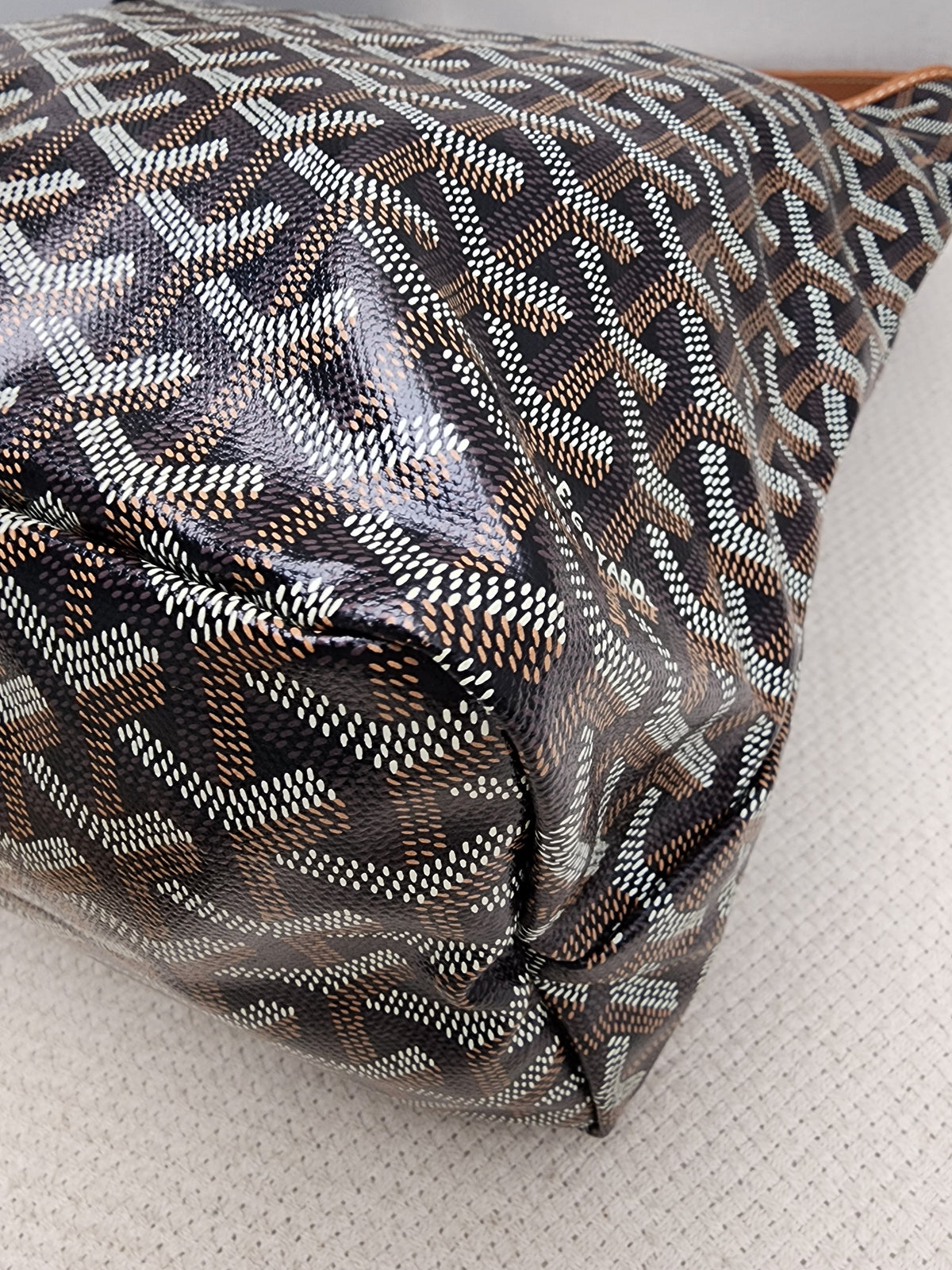 Goyard Black x Tan Boheme Hobo