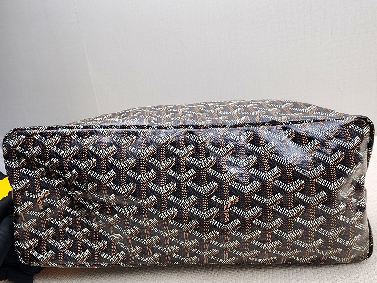Goyard Black x Tan Boheme Hobo