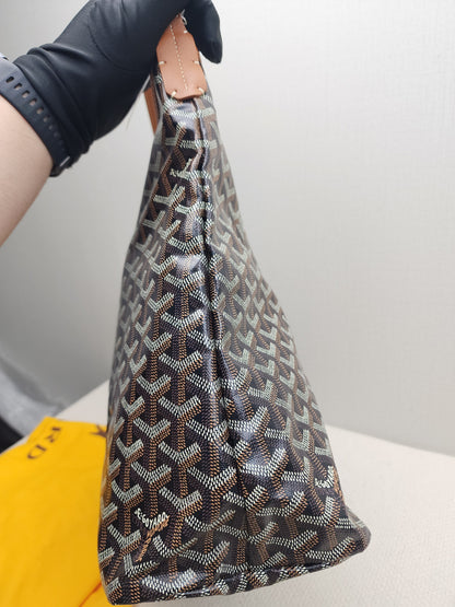 Goyard Black x Tan Boheme Hobo