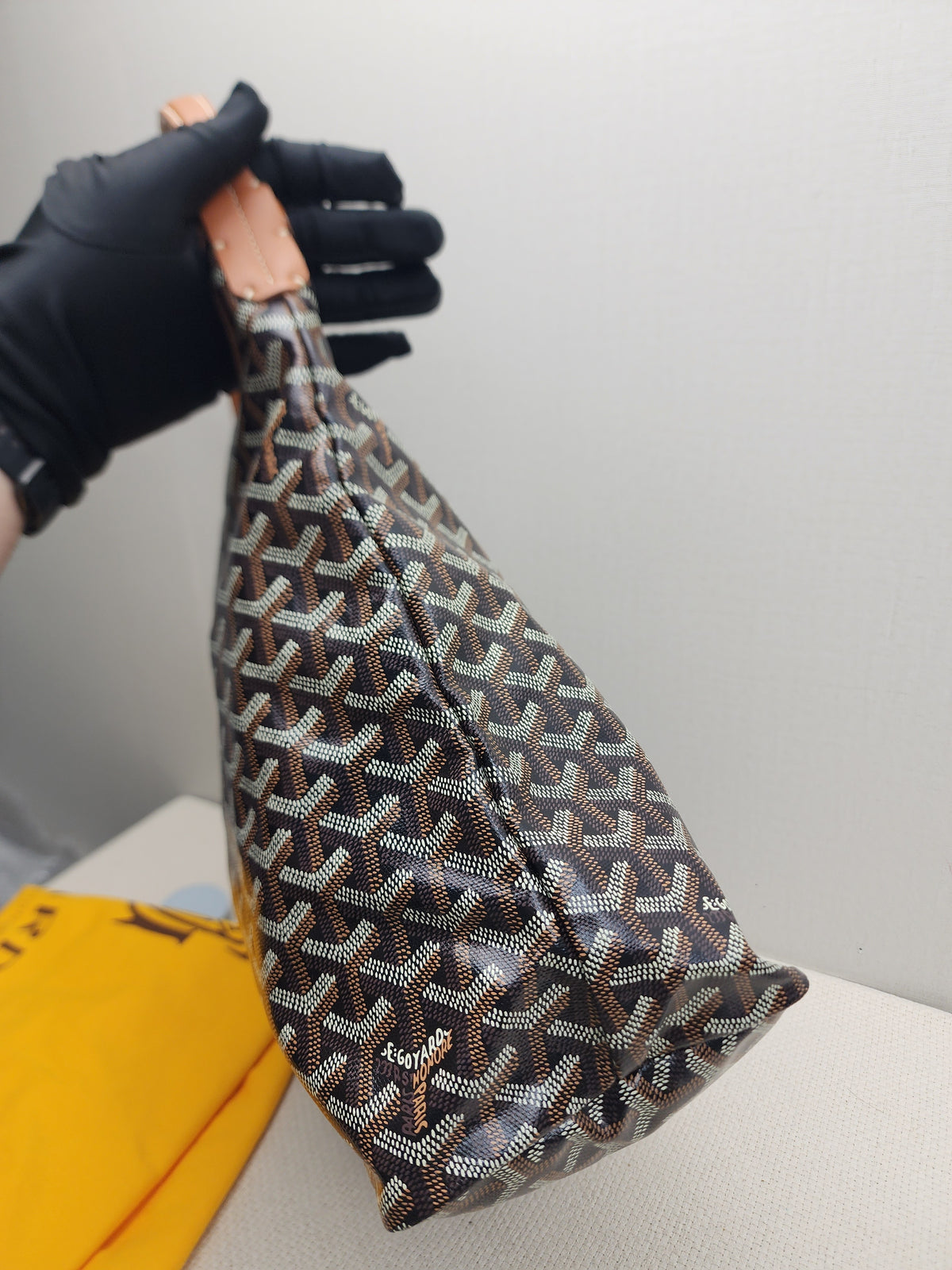 Goyard Black x Tan Boheme Hobo
