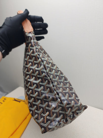 Goyard Black x Tan Boheme Hobo