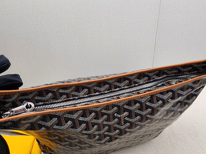 Goyard Black x Tan Boheme Hobo
