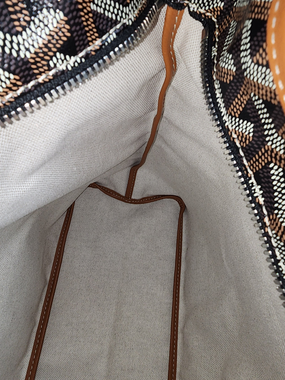 Goyard Black x Tan Boheme Hobo