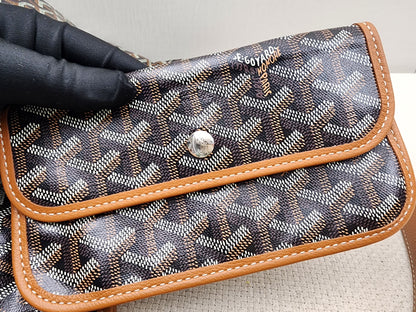 Goyard Black x Tan Boheme Hobo
