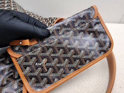 Goyard Black x Tan Boheme Hobo