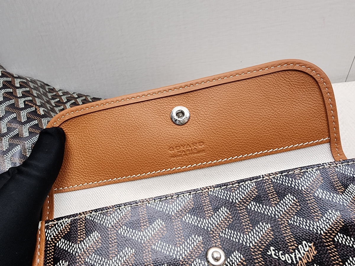 Goyard Black x Tan Boheme Hobo