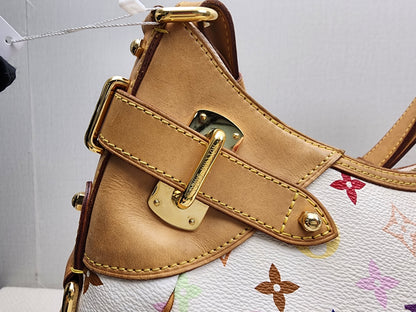 LV White Multicolour Vintage Greta