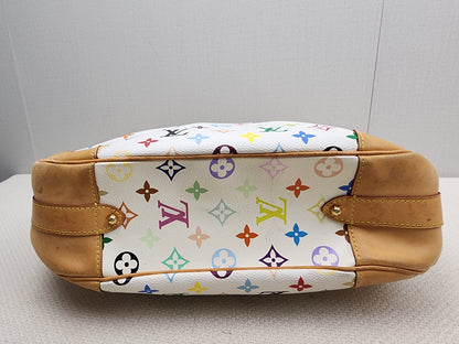 LV White Multicolour Vintage Greta