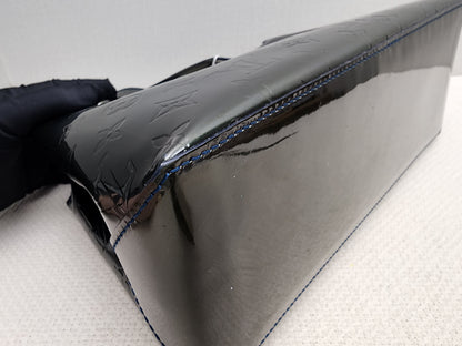 LV Green/Bleu Vernis Wilshire PM