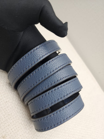 Celine Dark Blue Calfskin Nano Luggage (SHW)