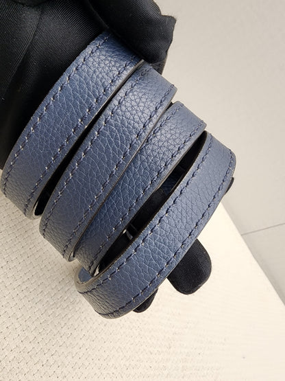 Celine Dark Blue Calfskin Nano Luggage (SHW)