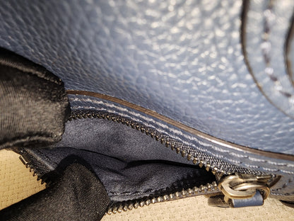Celine Dark Blue Calfskin Nano Luggage (SHW)