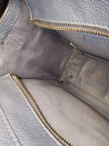 Celine Dark Blue Calfskin Nano Luggage (SHW)