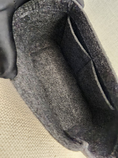 Celine Dark Blue Calfskin Nano Luggage (SHW)