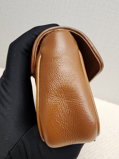 Gucci Brown Supermini Marmont (GHW)