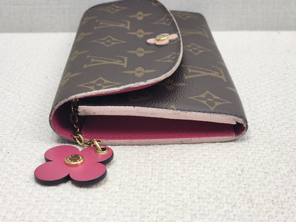 LV Monogram Bloom Flower Emilie Wallet