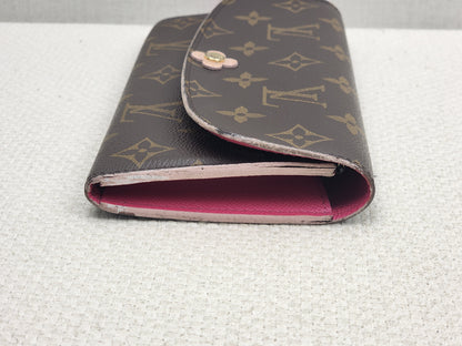 LV Monogram Bloom Flower Emilie Wallet