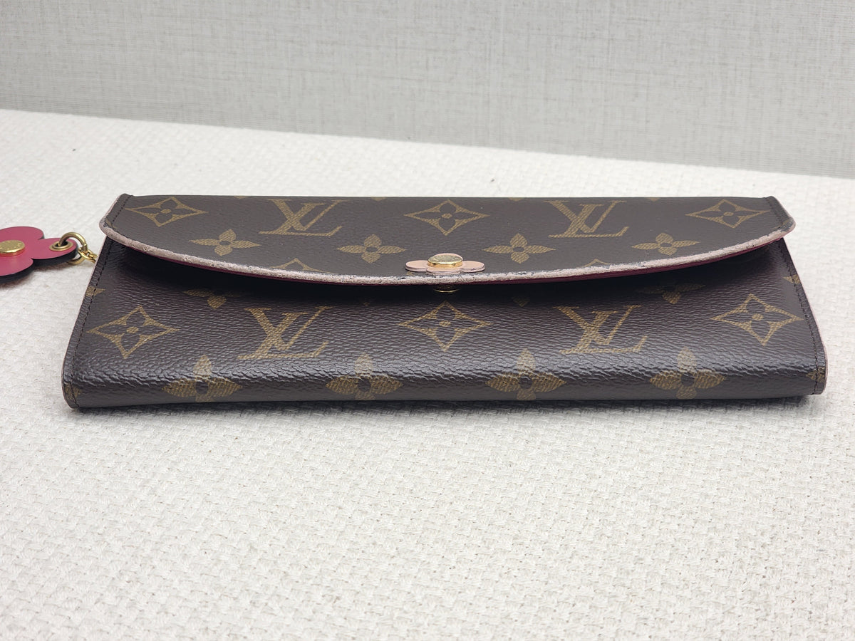 LV Monogram Bloom Flower Emilie Wallet