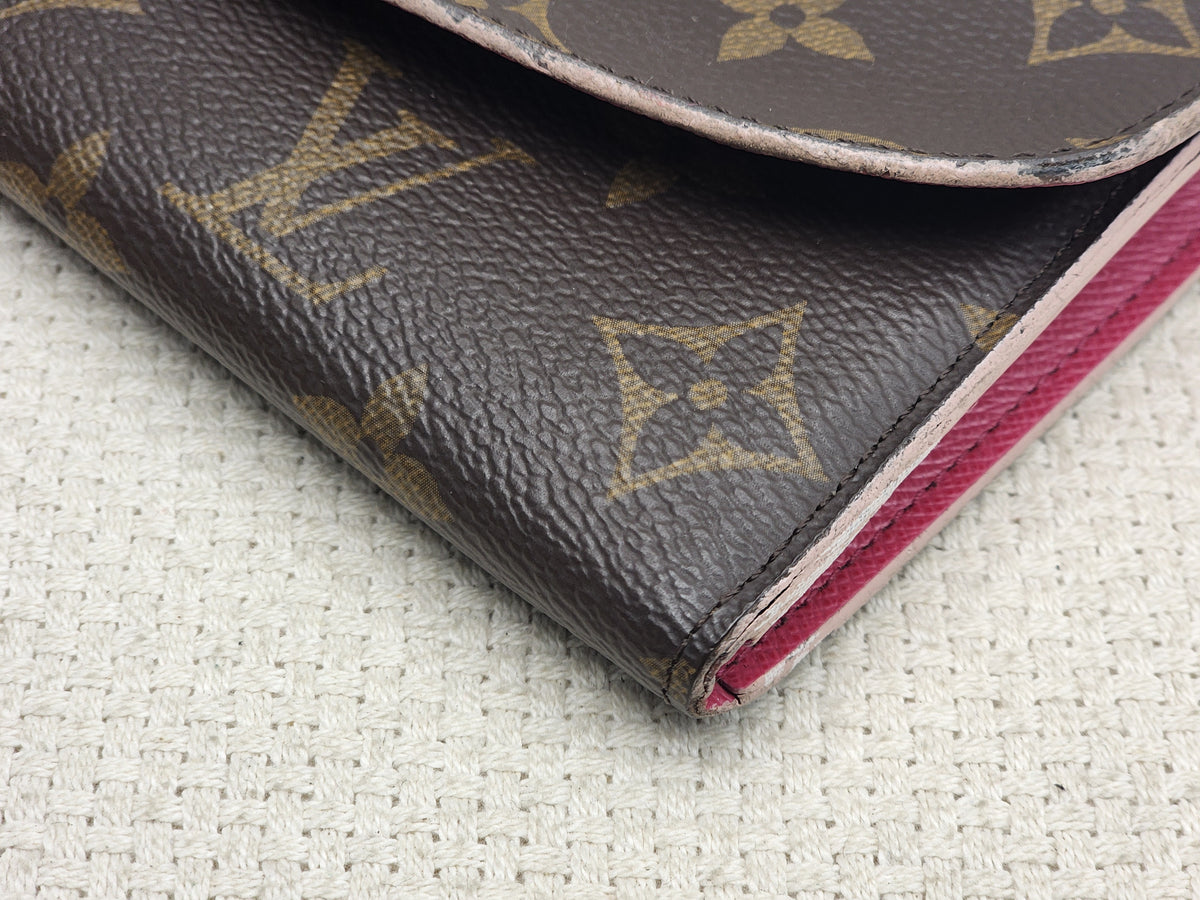LV Monogram Bloom Flower Emilie Wallet