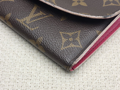 LV Monogram Bloom Flower Emilie Wallet