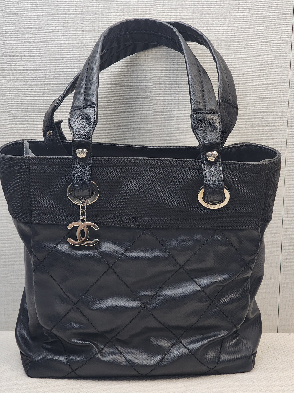 Chanel Black Small Biaritz Tote (SHW)