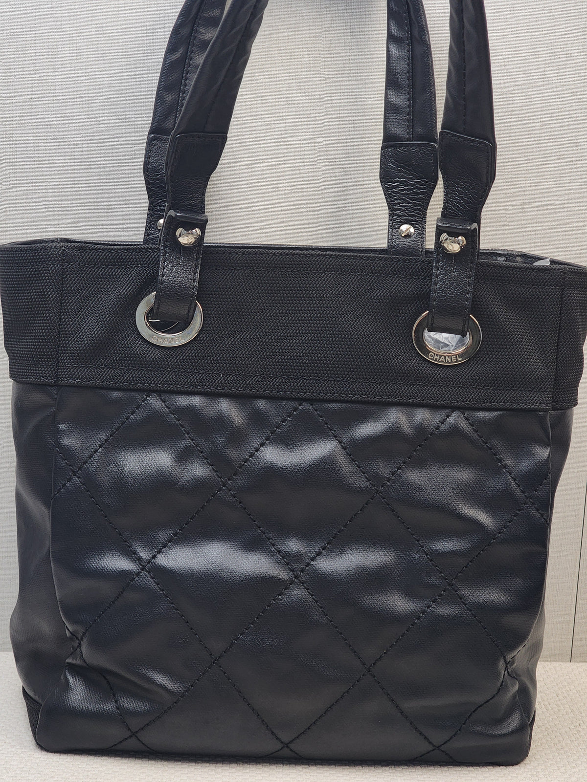 Chanel Black Small Biaritz Tote (SHW)