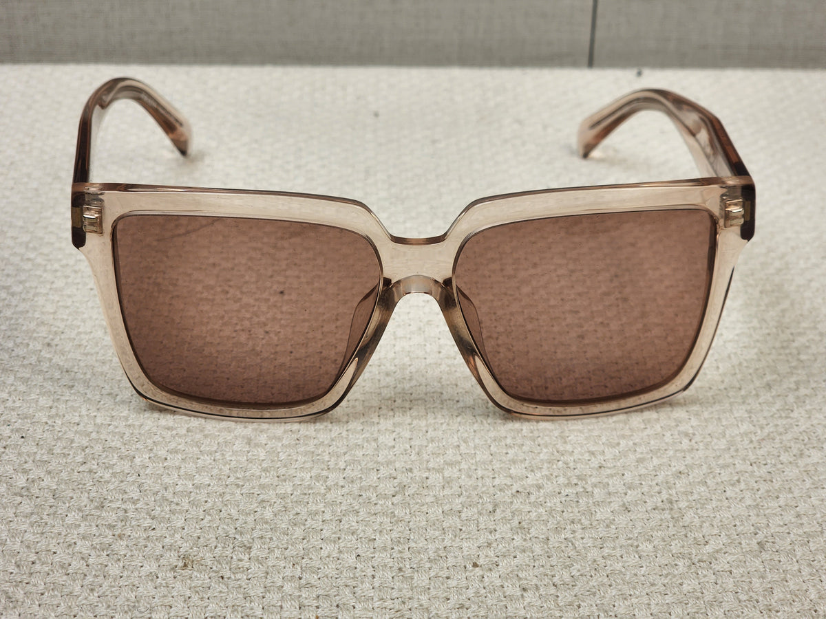 Prada Pink Translucent SPR24Z-F Square Sunglass